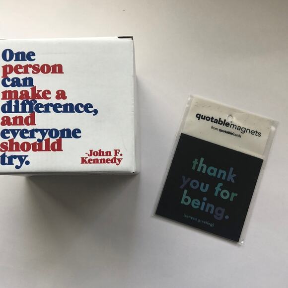 NWB Quotable Coffee Mug with Bonus Gift - Picture 4 of 5